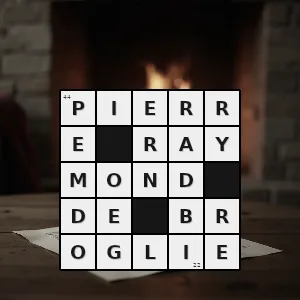 Rozwiązanie krzyżówki: noblista z dziedziny fizyki w roku 1929 - pierre raymond de broglie | hasła, synonimy i podpowiedzi Hasło krzyżówkowe noblista z dziedziny fizyki w roku 1929 - pierre raymond de broglie – rozwiązanie, synonimy, podpowiedzi i definicje krzyżówkowe